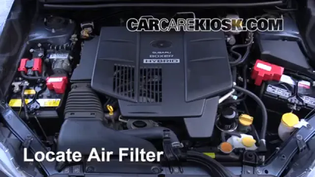 2015 Subaru XV Crosstrek Hybrid 2.0L 4 Cyl. Filtre à air (moteur) Changement